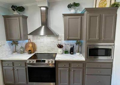 Cabinet refinishing